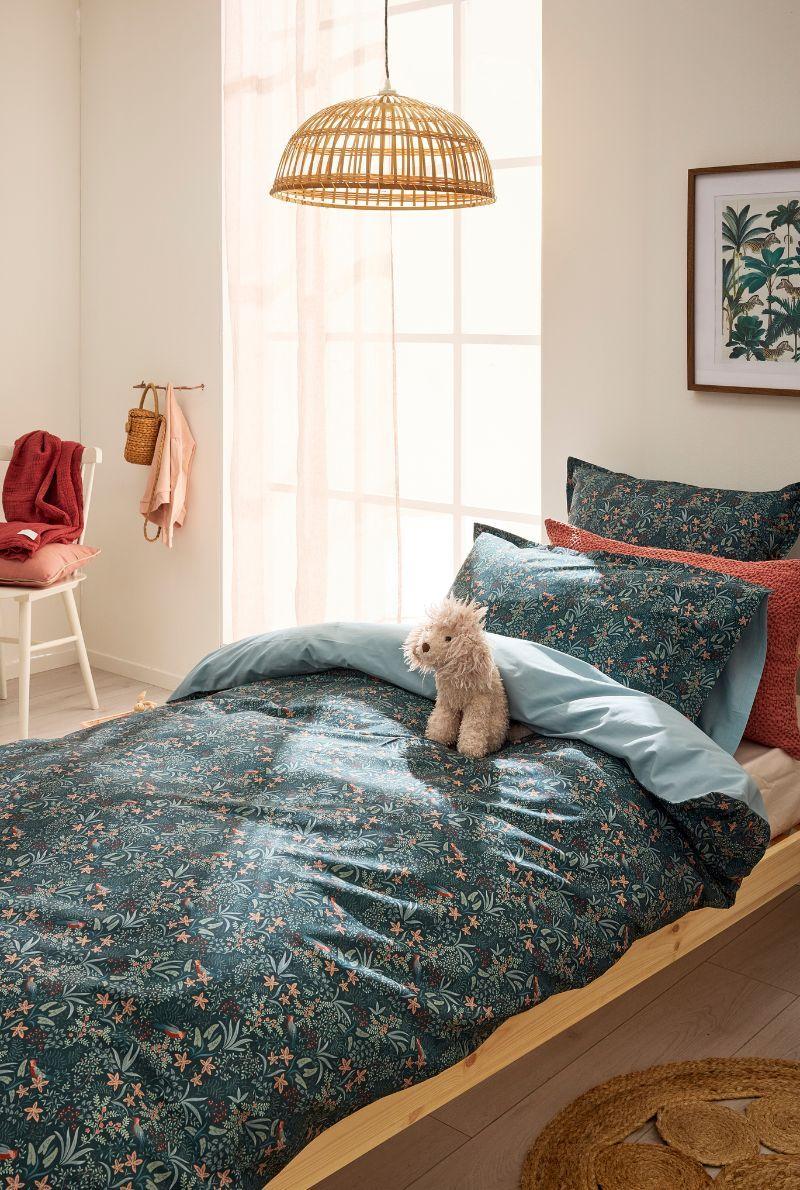 Essix Home Collection Parure Enfant En Percale De Coton Ode Nocturne