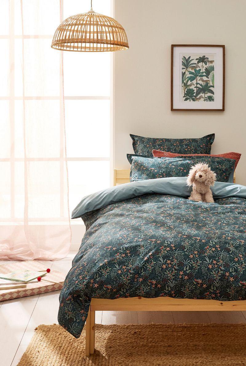 essix home collection Parure enfant en percale de coton Ode Nocturne