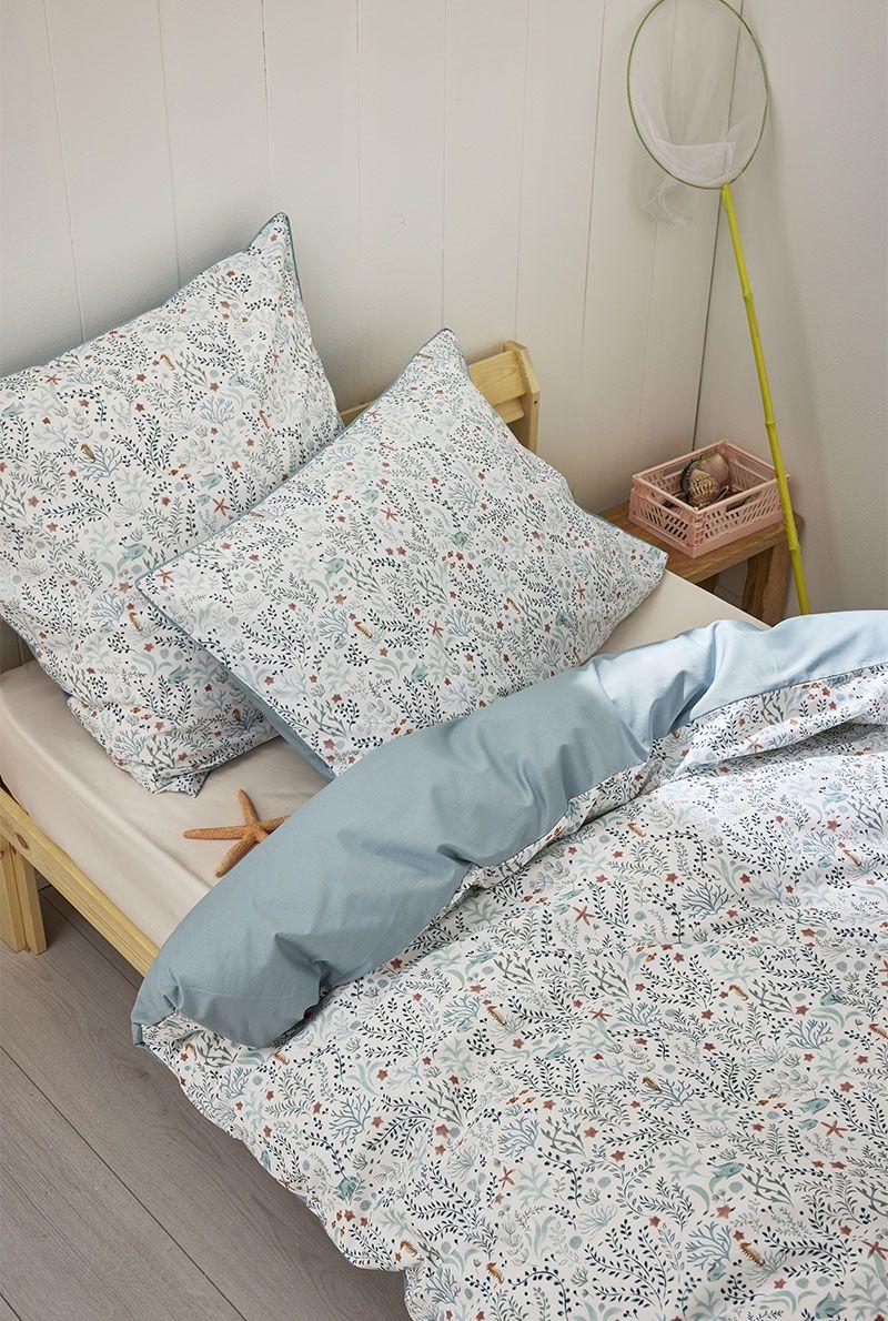 Essix Home Collection Parure Enfant En Percale De Coton Sous L'océan