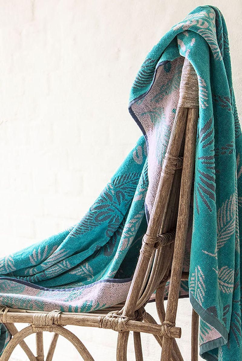 essix home collection Serviette de plage coton jacquard BALI 100x180 cm