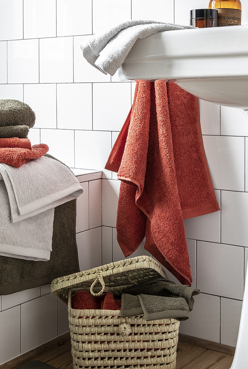 Essix Home Collection Serviette Invité En Coton Aqua