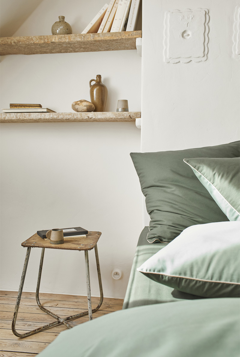 Essix Home Collection Taie D'oreiller En Coton Bons Jours