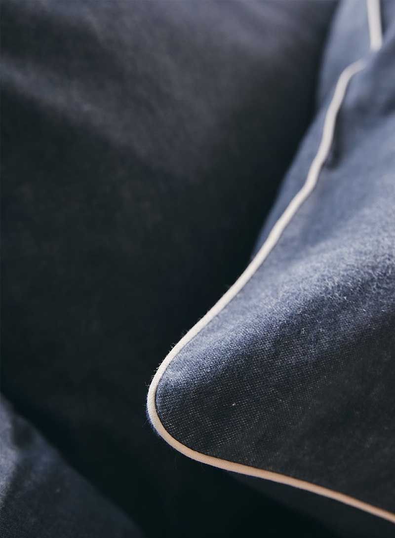 Essix Home Collection Taie D'oreiller En Flanelle De Coton Chambray Frisson