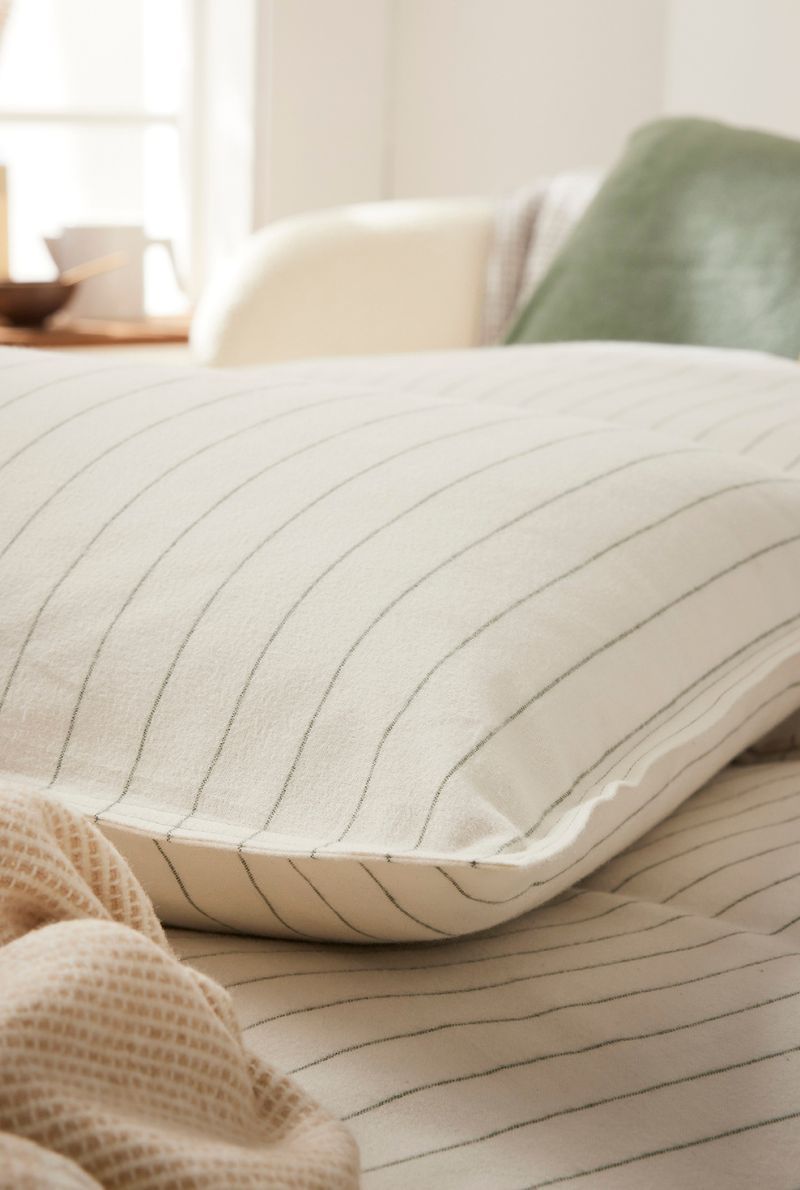 Essix Home Collection Taie D'oreiller En Flanelle De Coton Équilibre