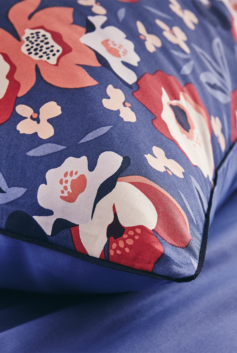 Essix Home Collection Taie D'oreiller En Percale De Coton Alice