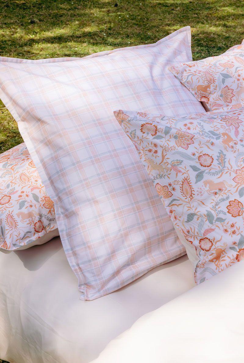 Essix Home Collection Taie D'oreiller En Percale De Coton Allure
