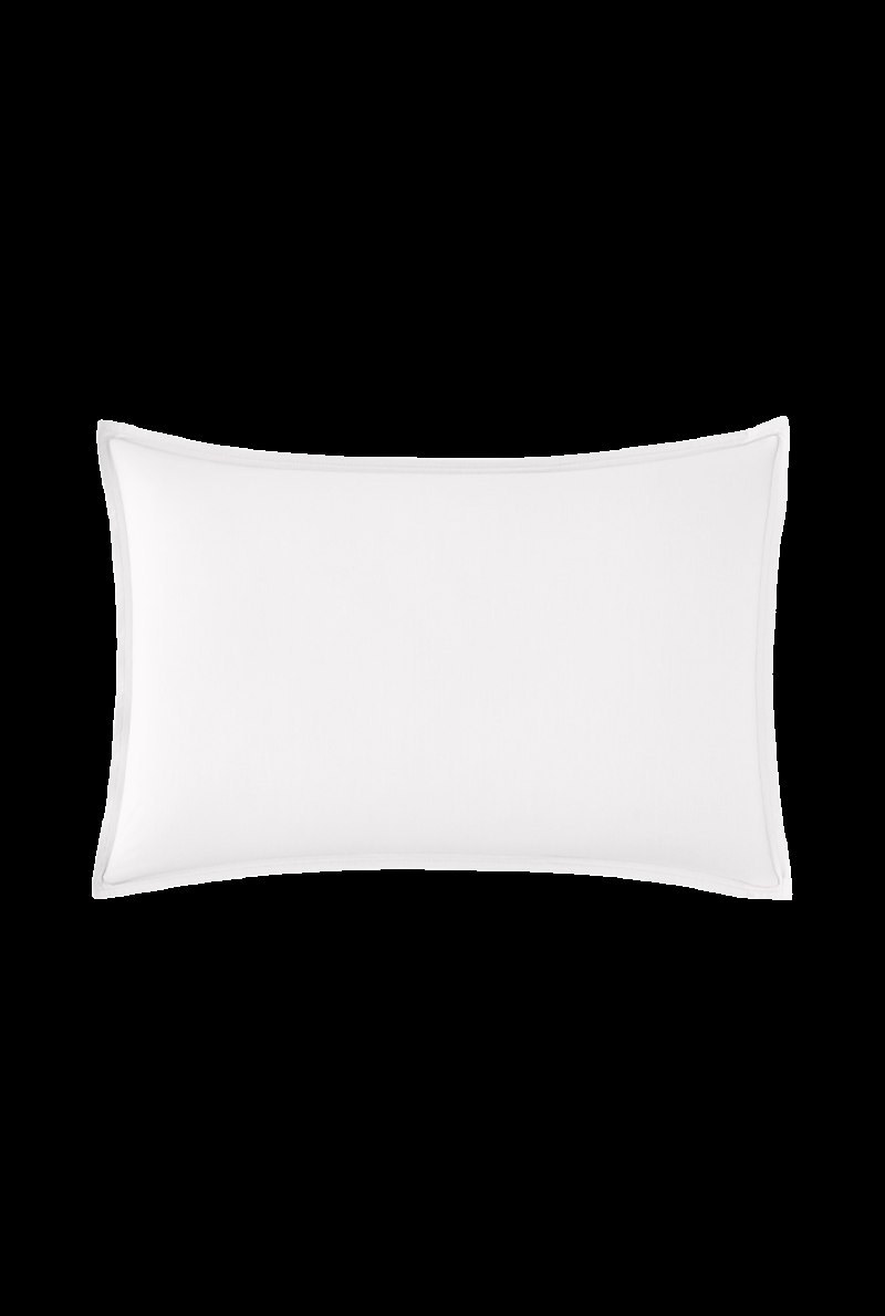 Essix Home Collection Taie D'oreiller En Percale De Coton Blanche Première