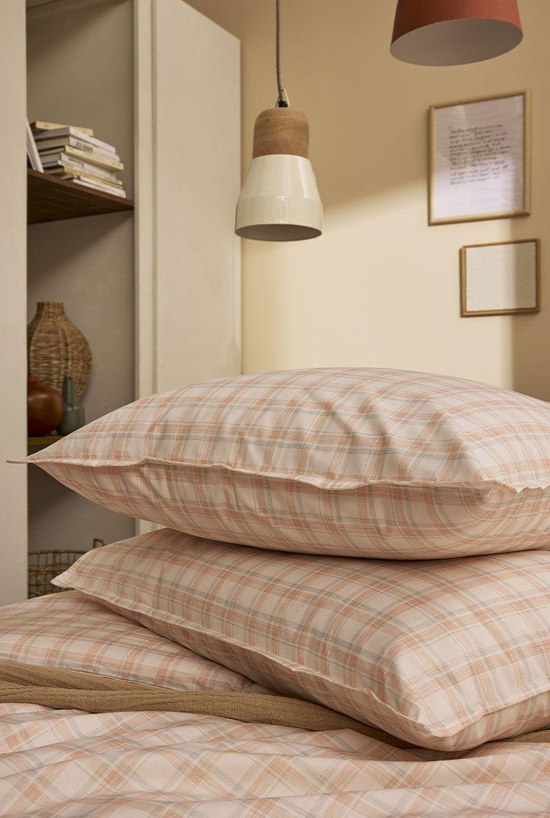 Essix Home Collection Taie D'oreiller En Percale De Coton Cadence