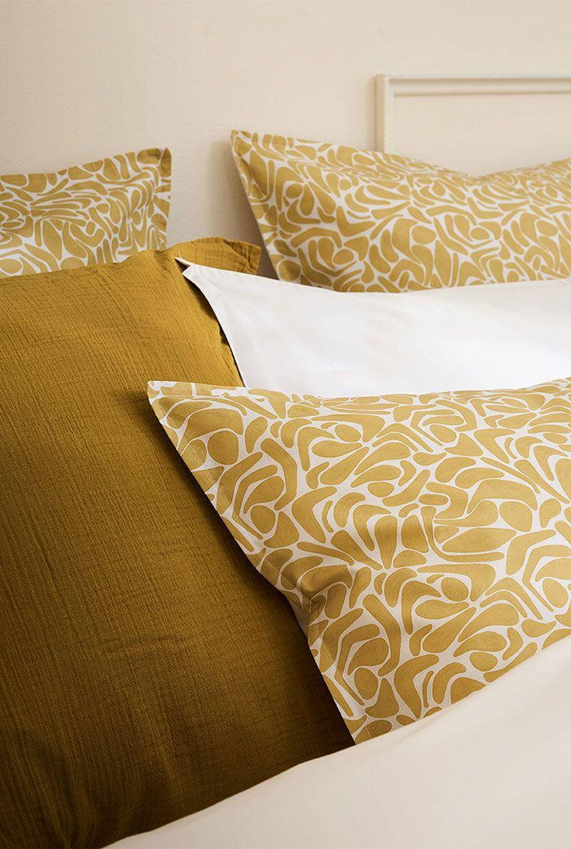 Essix Home Collection Taie D'oreiller En Percale De Coton Héra