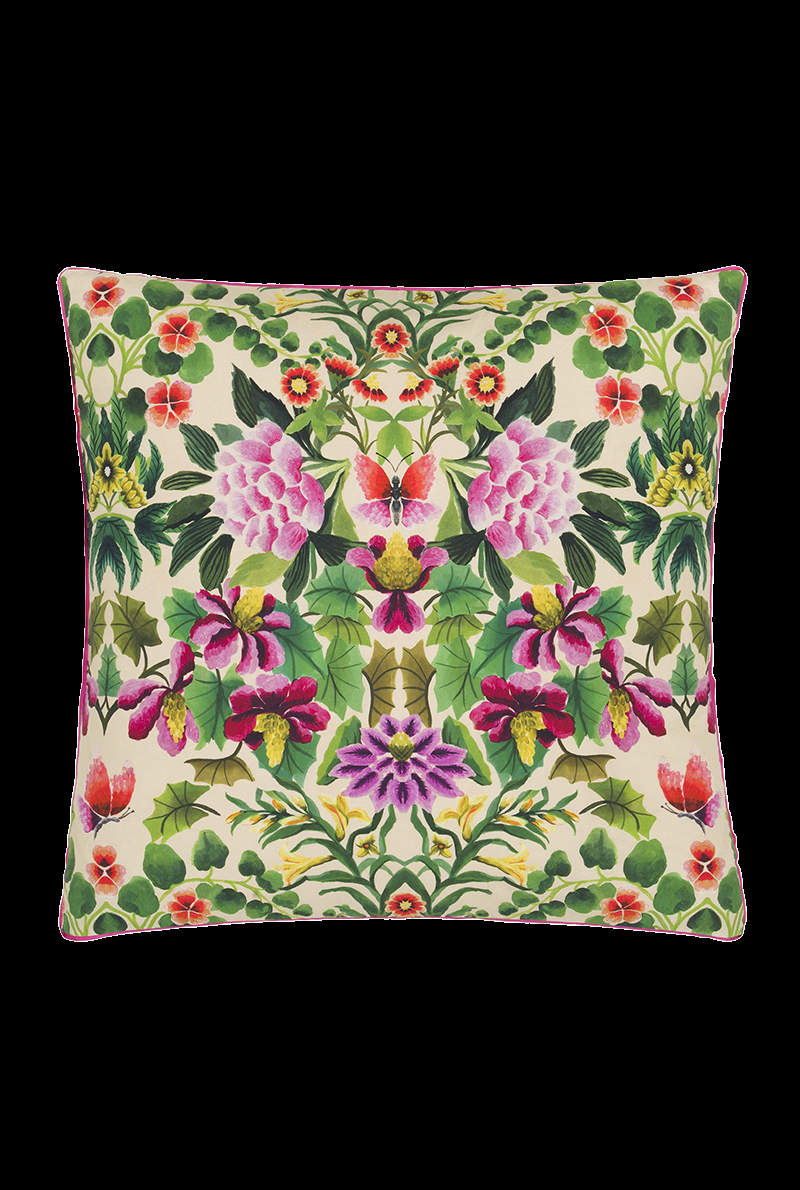 essix home collection Taie d'oreiller en percale de coton Ikebana Damask