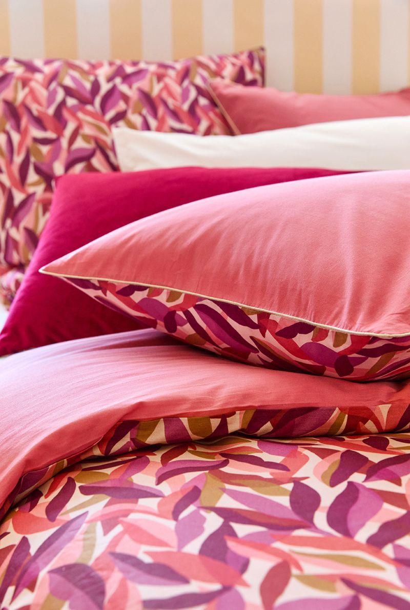 Essix Home Collection Taie D'oreiller En Percale De Coton Leaves