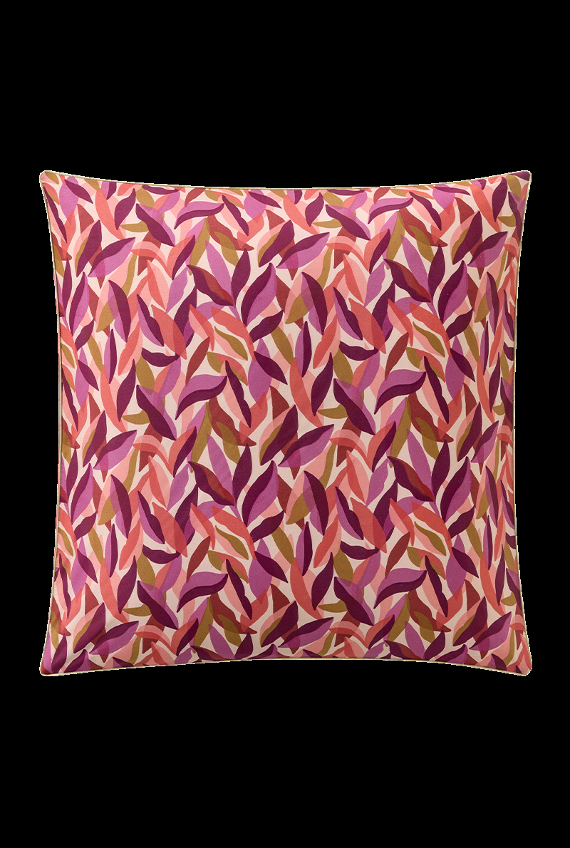 essix home collection Taie d'oreiller en percale de coton Leaves essix home collection Taie d'oreiller en percale de coton Leaves