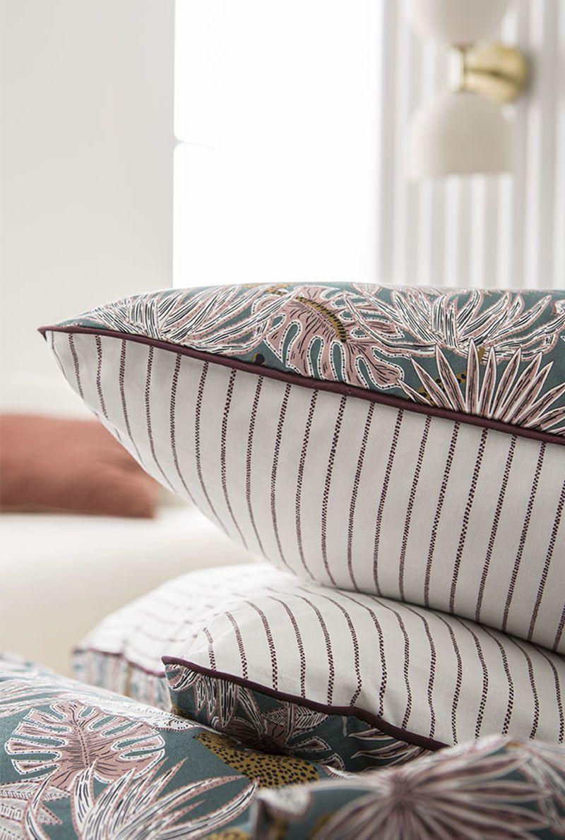 Essix Home Collection Taie D'oreiller En Percale De Coton Luxuria