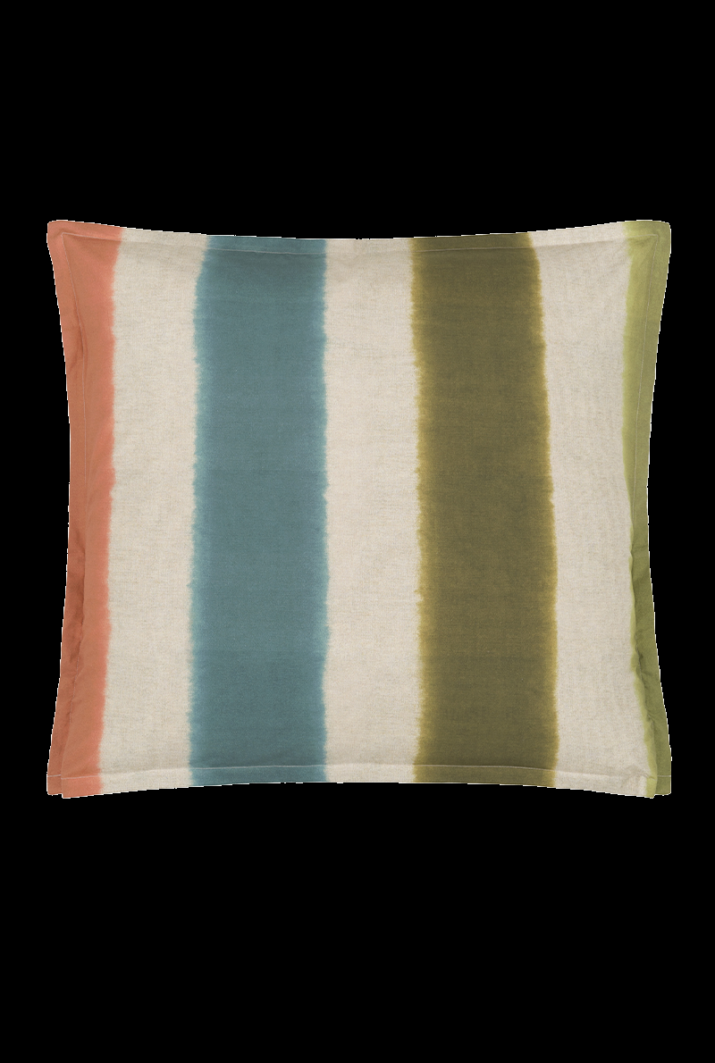 essix home collection Taie d'oreiller en percale de coton Mirmande Moss