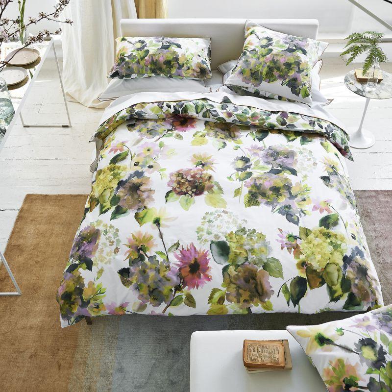 Essix Home Collection Taie D'oreiller En Percale De Coton Palace Flower