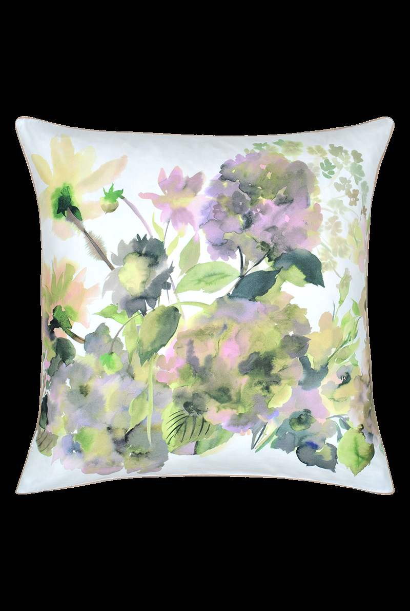 essix home collection Taie d'oreiller en percale de coton Palace Flower