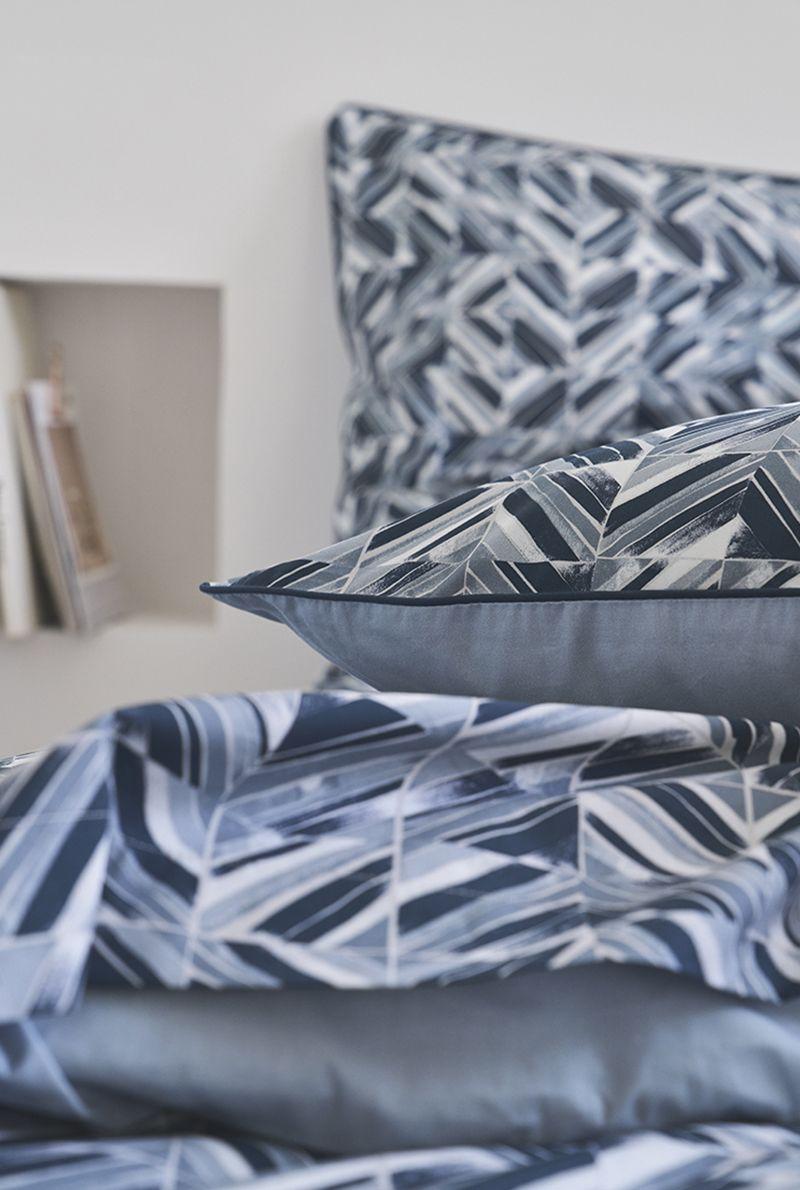 Essix Home Collection Taie D'oreiller En Percale De Coton Reflets