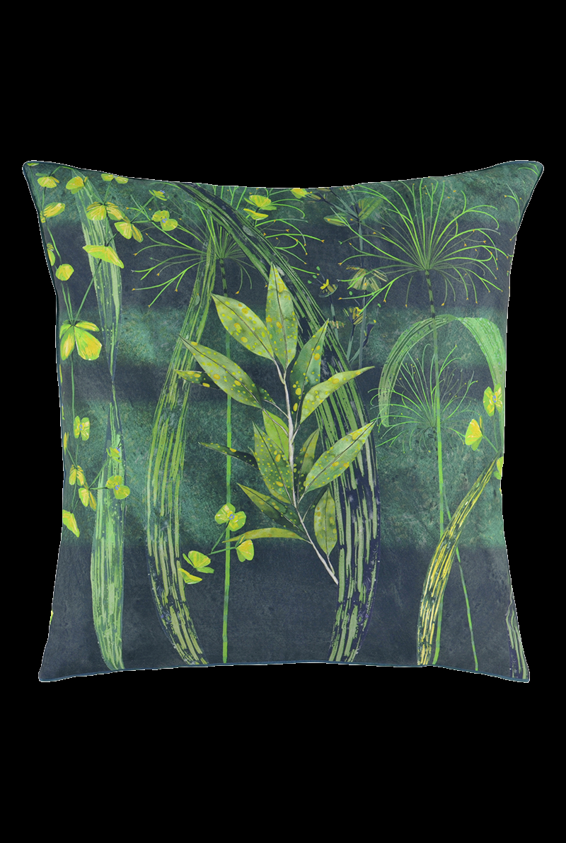 essix home collection Taie d'oreiller en satin de coton Arjunea Leaf