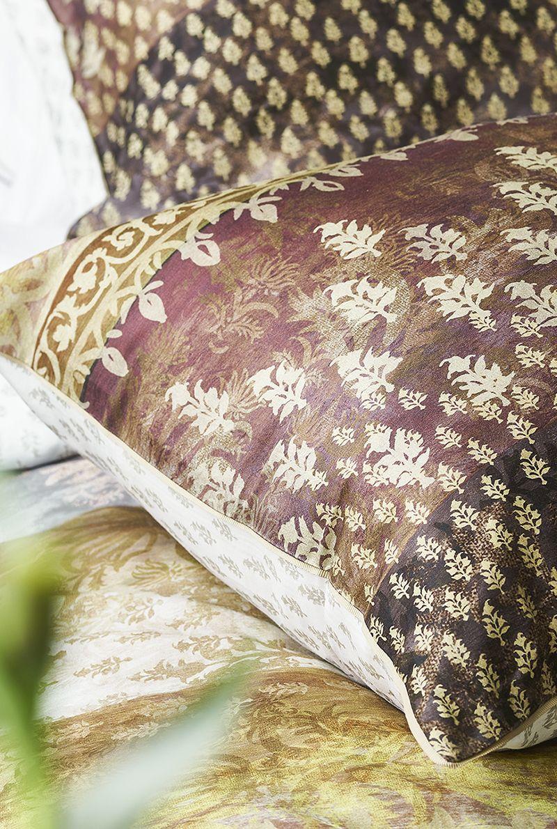 Essix Home Collection Taie D'oreiller En Satin De Coton Kasavu