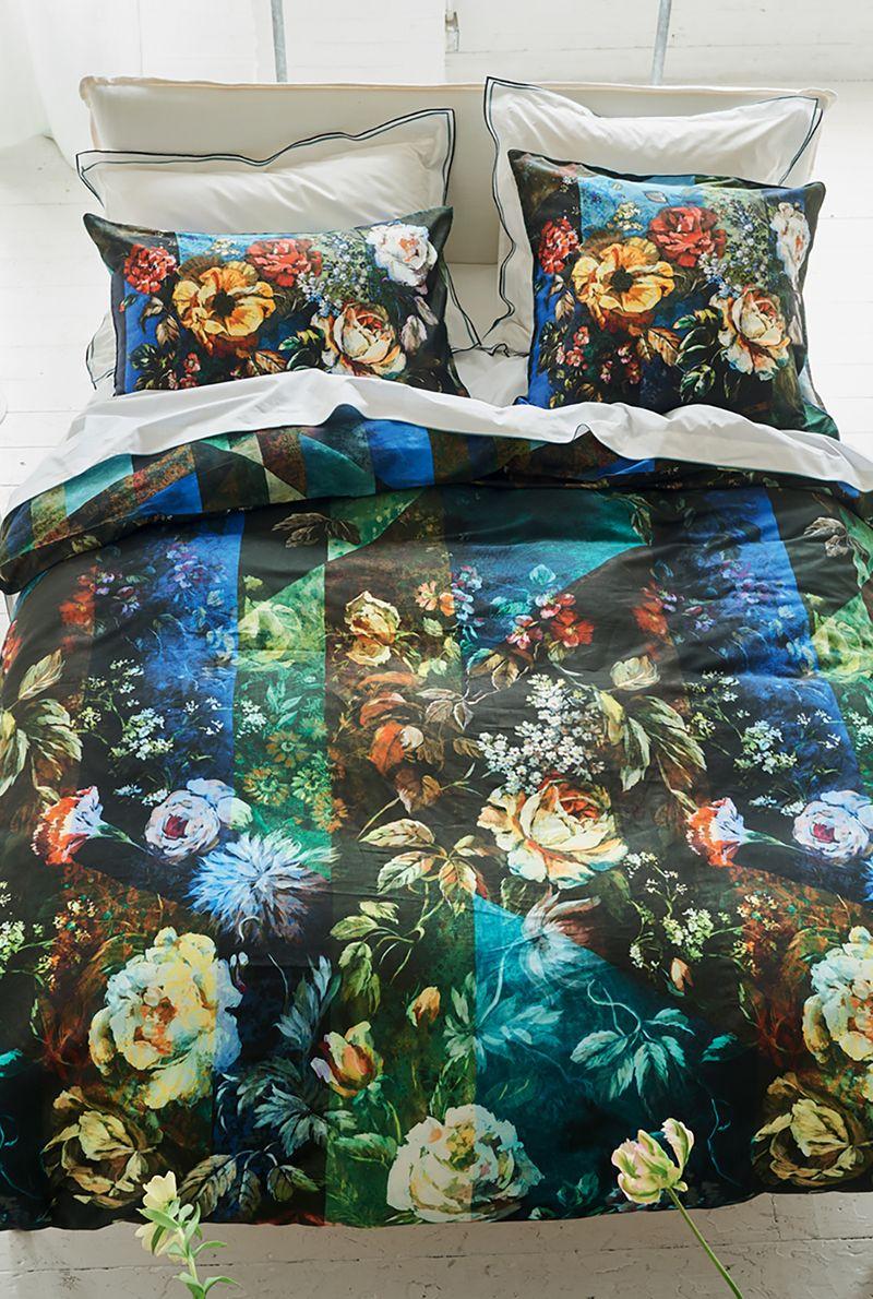 Essix Home Collection Taie D'oreiller En Satin De Coton Minakari