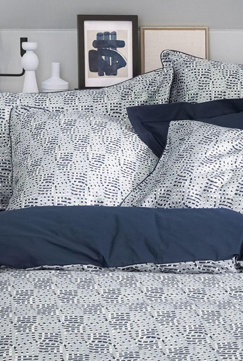 Essix Home Collection Taie D'oreiller En Satin De Coton Utopia