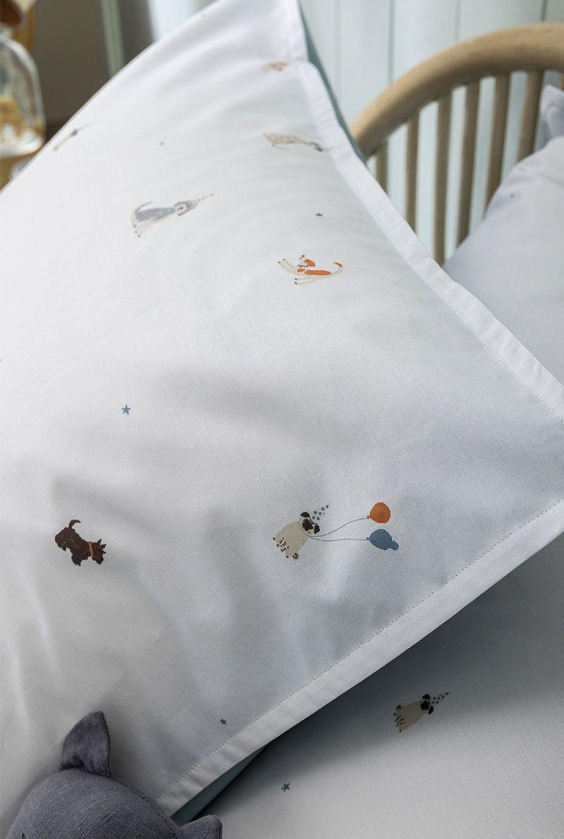 Essix Home Collection Taie D'oreiller Enfant En Percale De Coton La Parade En Fête