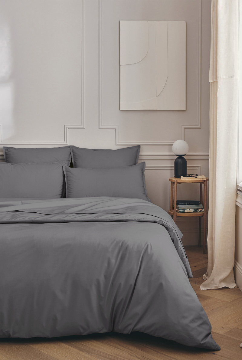Essix Home Collection Taie De Traversin En Percale De Coton Première