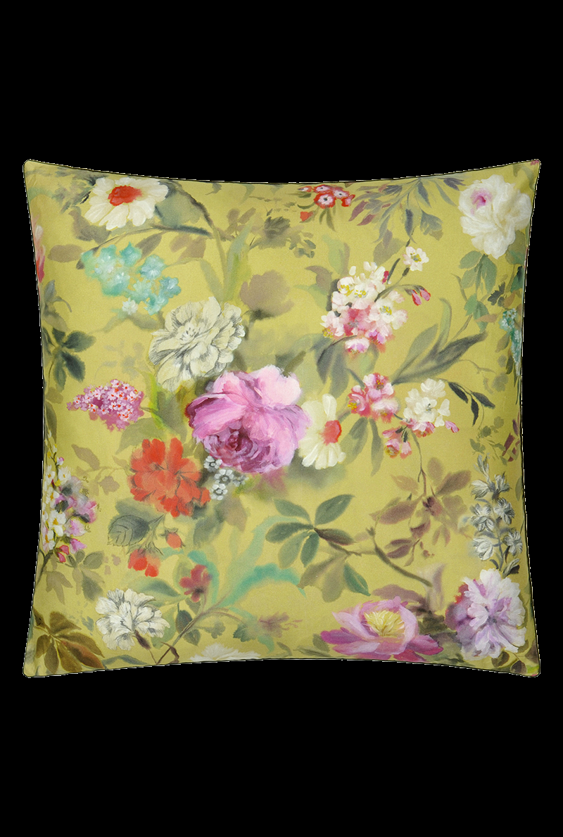 essix home collection Taie décorative en satin de coton imprimé Proserpine 60x60 cm