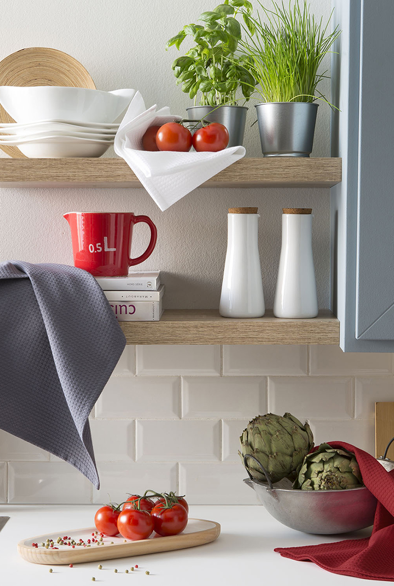 Essix Home Collection Torchon En Coton Bio Douceur Nid D'abeille