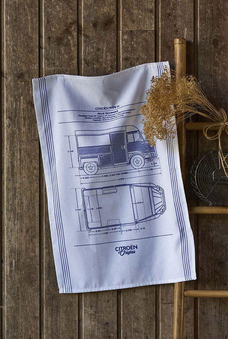 Essix Home Collection Torchon En Coton Citroën Type H