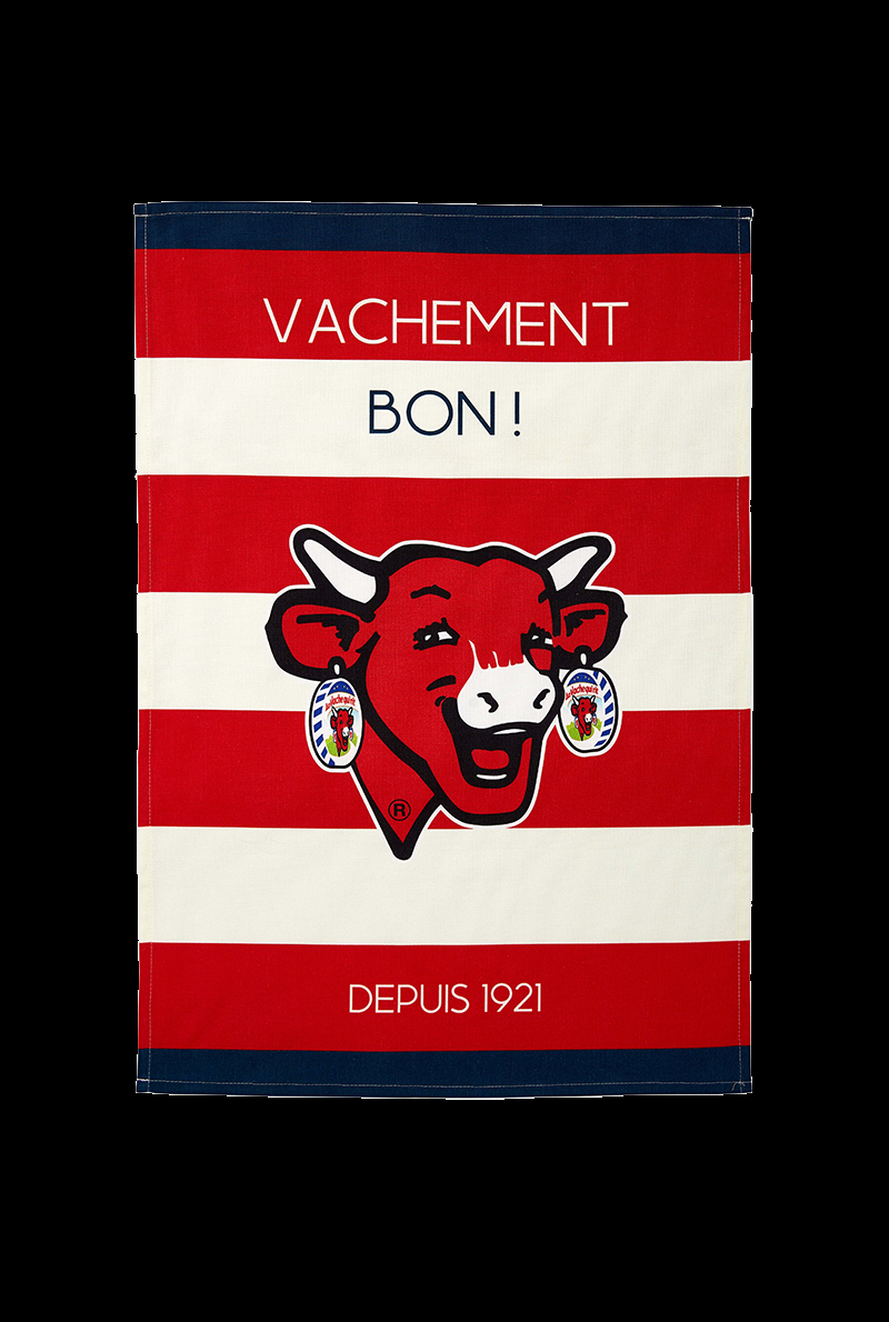 essix home collection Torchon en coton Vache qui Rit