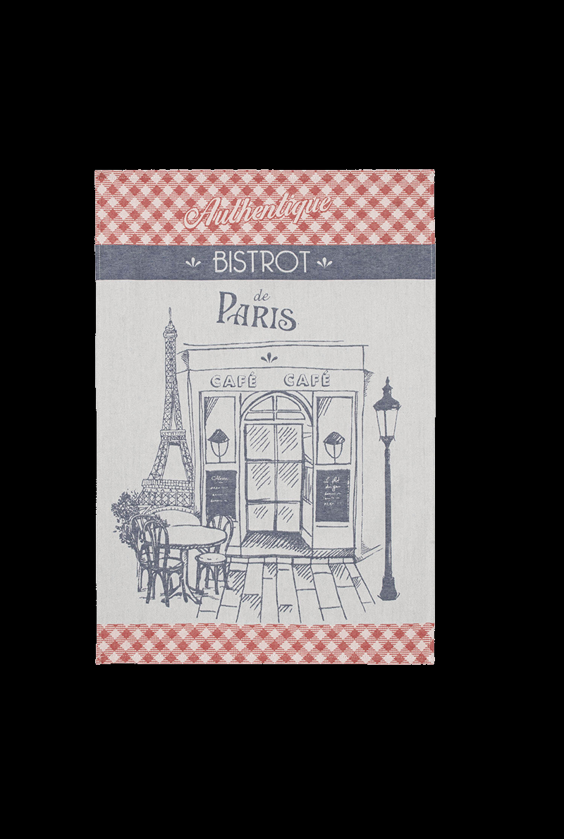 essix home collection Torchon en jacquard de coton Authentique Bistrot