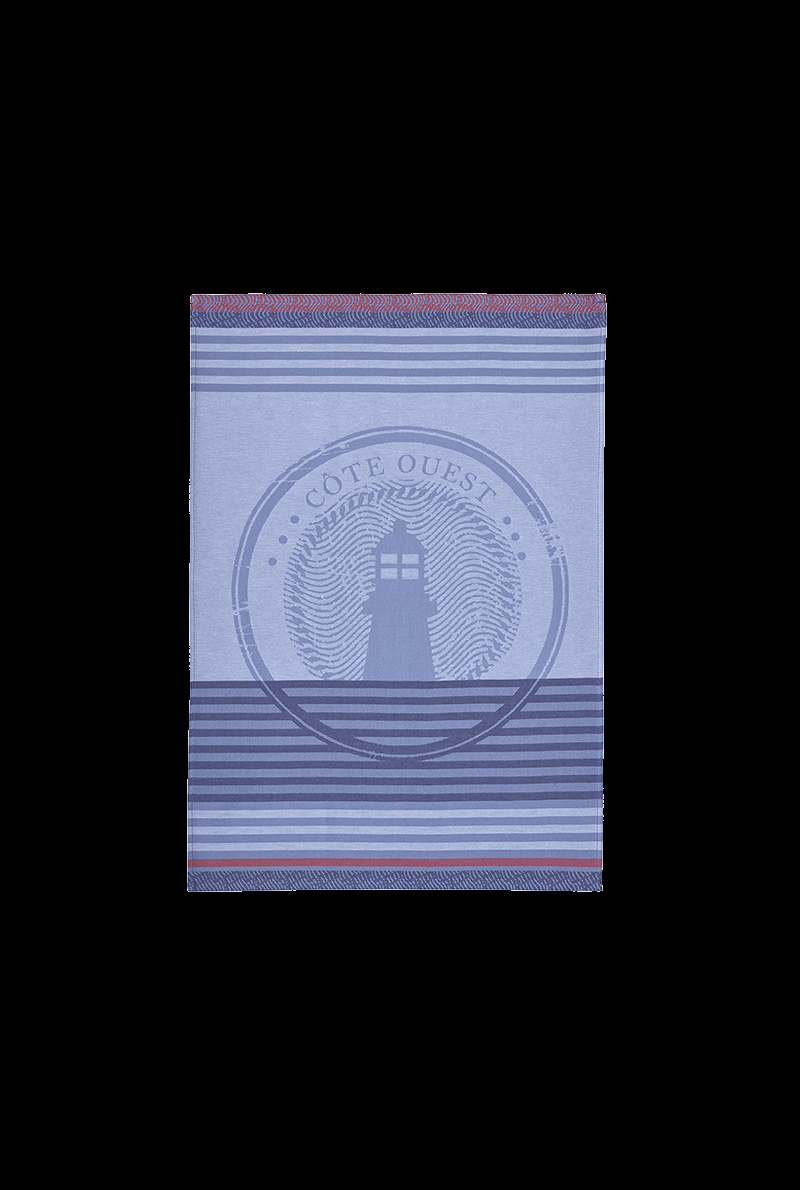essix home collection Torchon en jacquard de coton Côte Ouest Phare