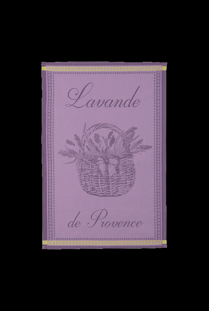 essix home collection Torchon en jacquard de coton Panier de Lavande