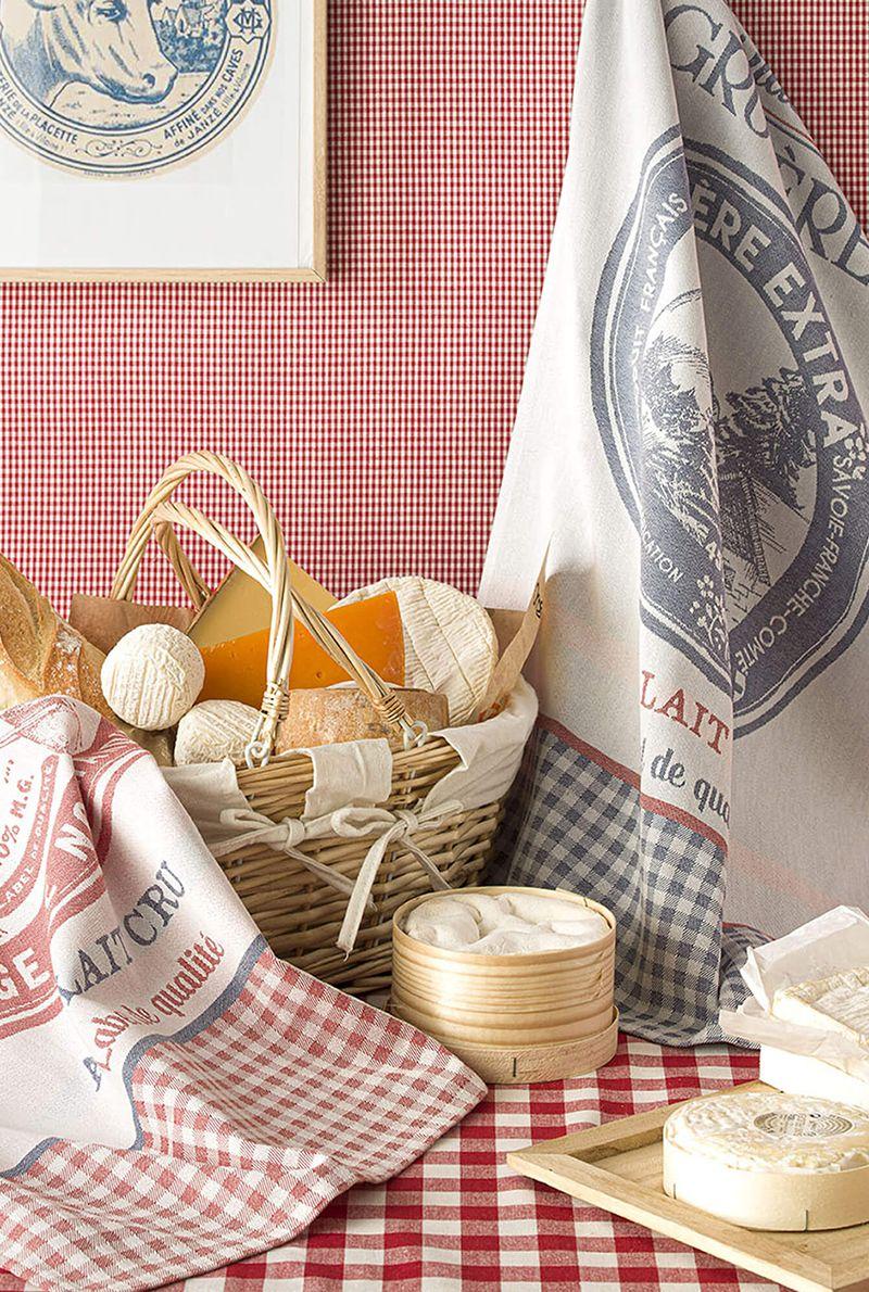 Essix Home Collection Torchon En Jacquard De Coton Véritable Gruyère
