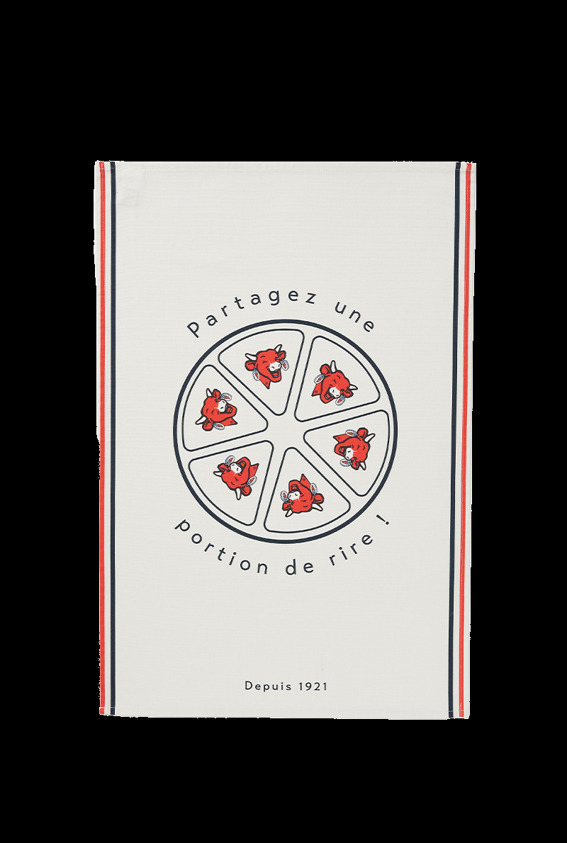 essix home collection Torchon imprimé VQR Portion de rire