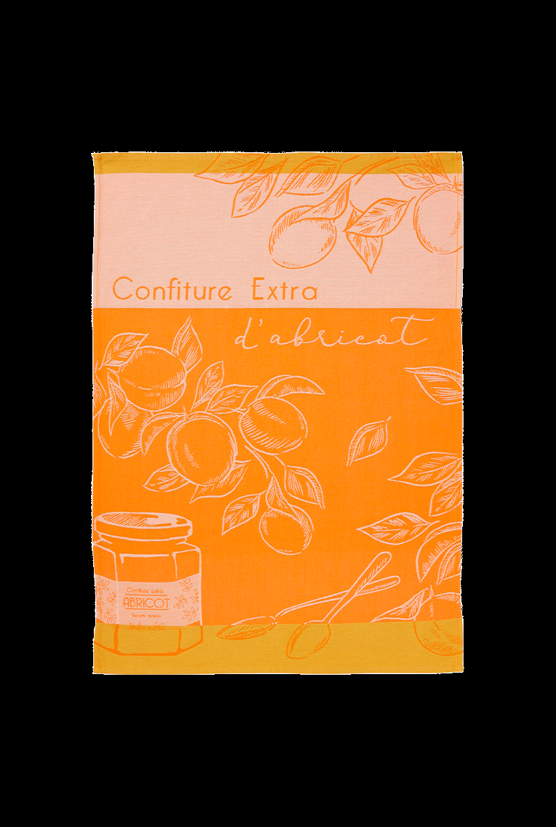 essix home collection Torchon jacquard Délice d'Abricots