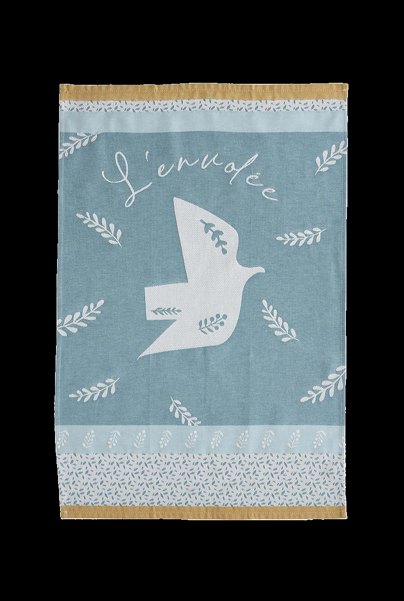 essix home collection Torchon jacquard L'envolée poétique