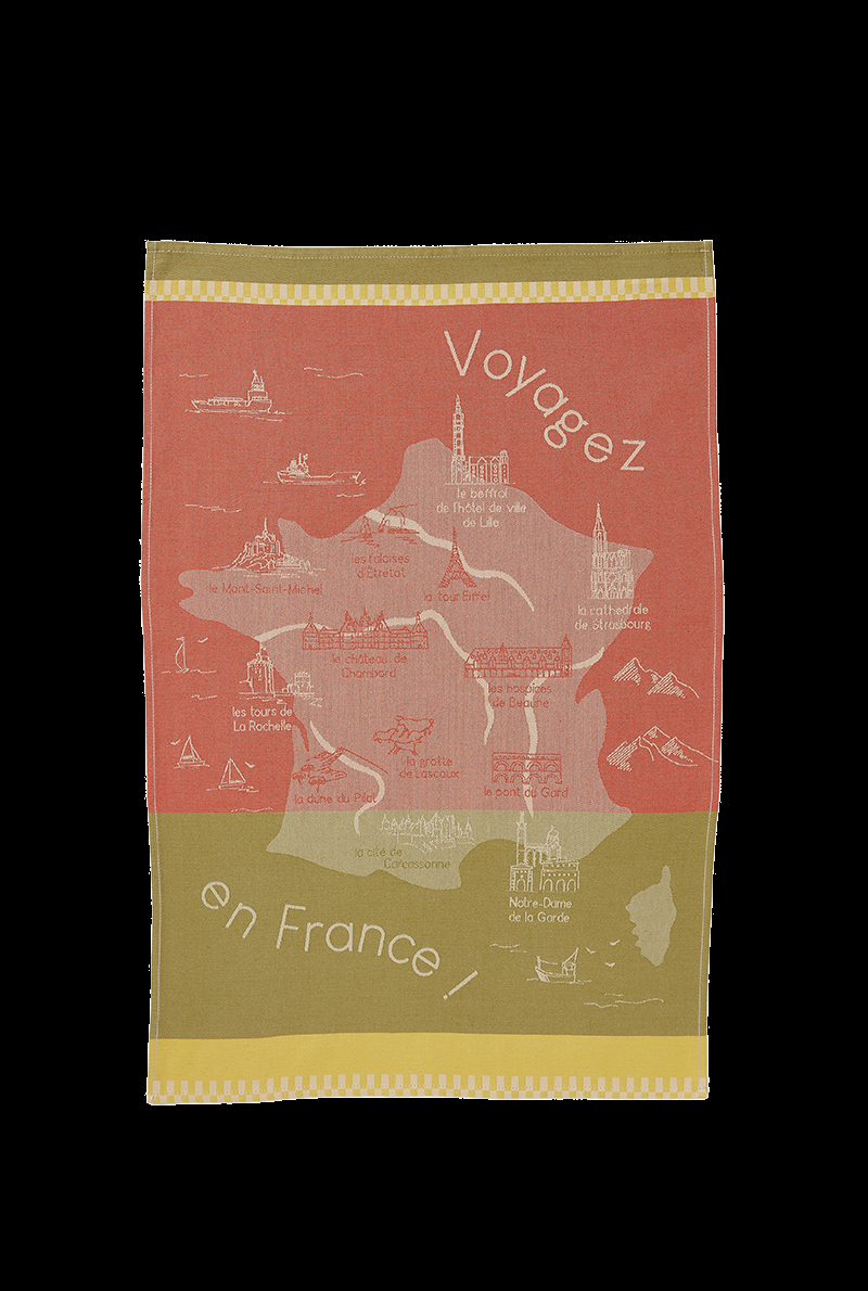 essix home collection Torchon jacquard Les Monuments de France essix home collection Torchon jacquard Les Monuments de France