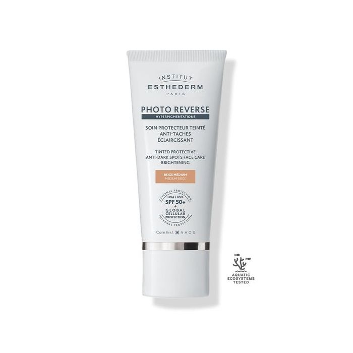 esthederm SOIN PROTECTEUR ECLAIRCISSANT ANTI-TACHES TEINTE BEIGE MEDIUM - TRES HAUTE PROTECTION