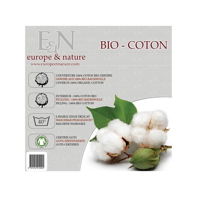 Europe & Nature Couette En Coton Bio Pour Bébé - Toute L'année - 90*120 Cm