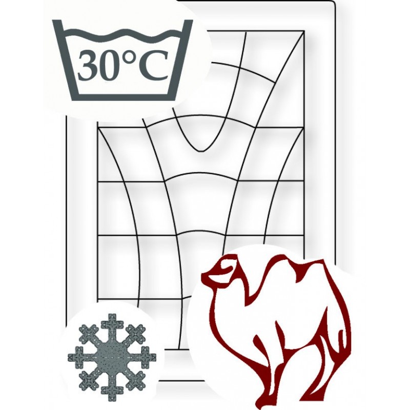 europe & nature Couette en poils de chameau - hiver - lavable