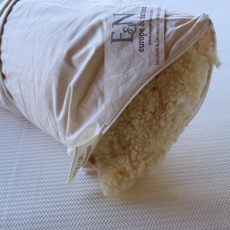 Europe & Nature Coussin D'allaitement En Coton BIO Et Laine Bio