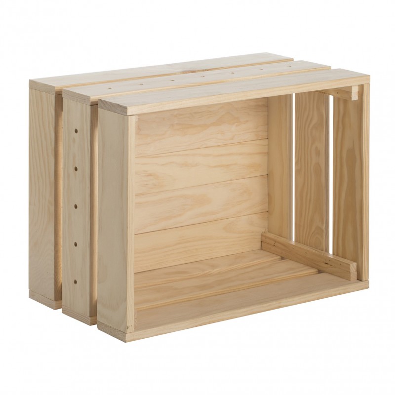 europe & nature Caisson de rangement emboitable - 51.2