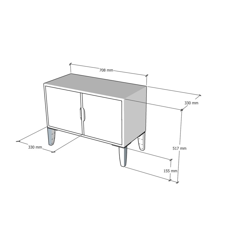 Europe & Nature Commode Germain 2X1