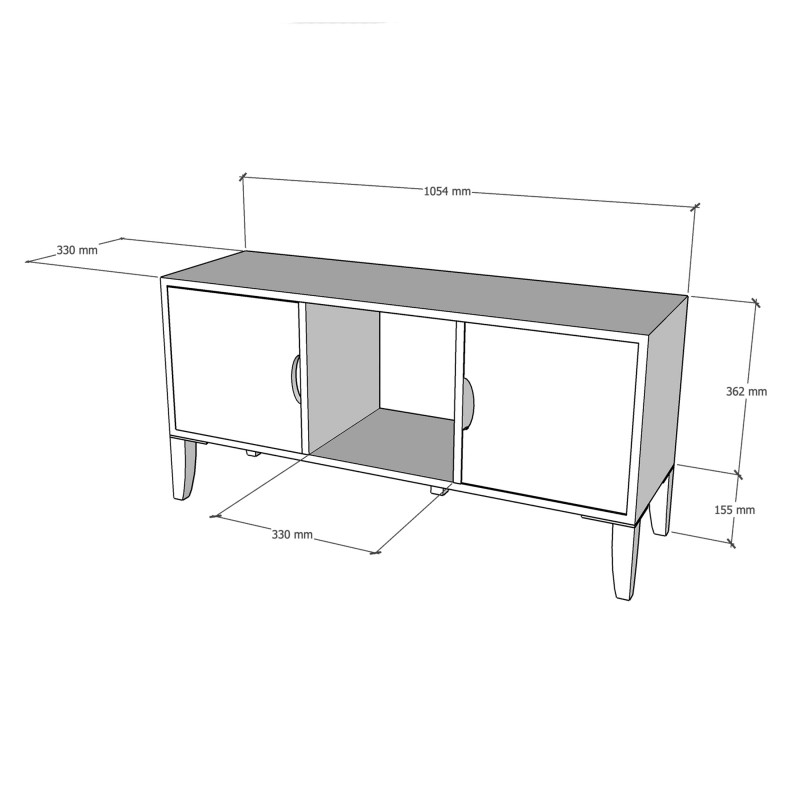 Europe & Nature Commode Germain 3X1