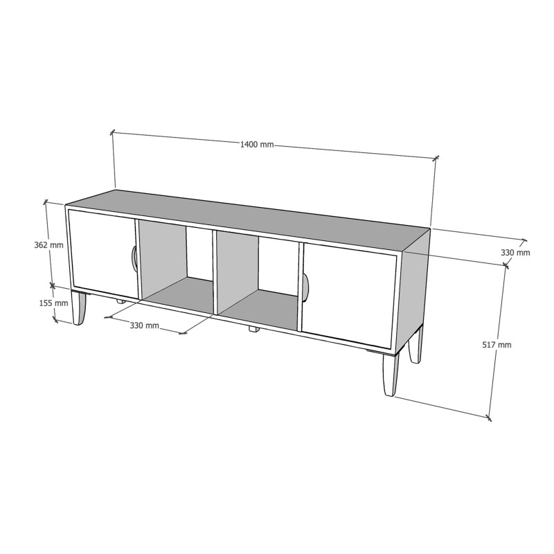 Europe & Nature Commode Germain 4X1