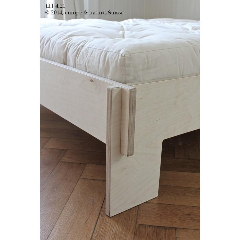 Europe & Nature Lit Design Bed - 4.21 - Taille 180X200