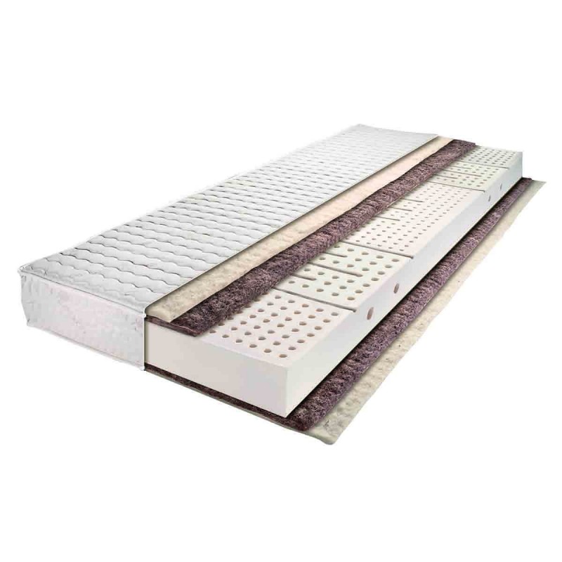 Europe & Nature Matelas Latex Naturel + Laine + Crin