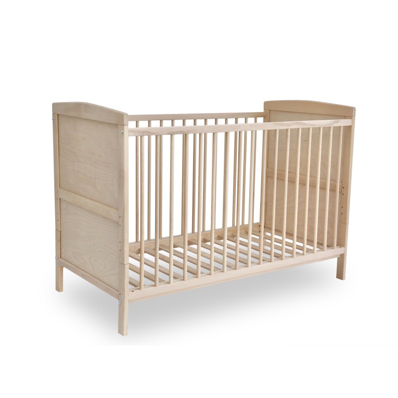 europe & nature Lit bébé - 100% nature - Evolutif - 60*120 cm